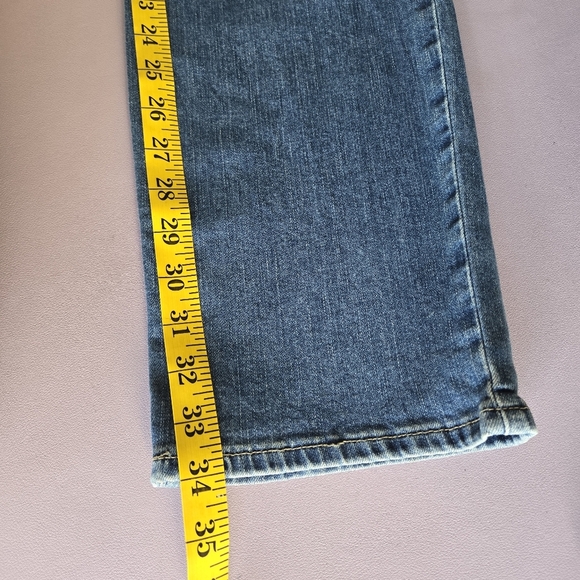 Lee Riders Indigo Midrise Straight Leg Jeans Women's 20W Classic Casual Stertchy - Picture 11 of 11